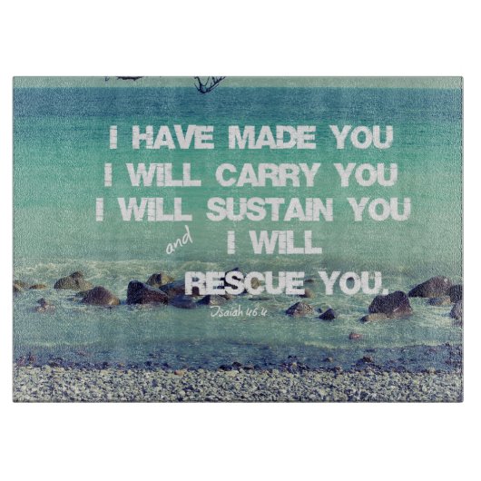 Bibelverse Schneidebrett (Vorderseite)