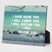 Bibelverse-Schrift Fotoplatte (Seite)