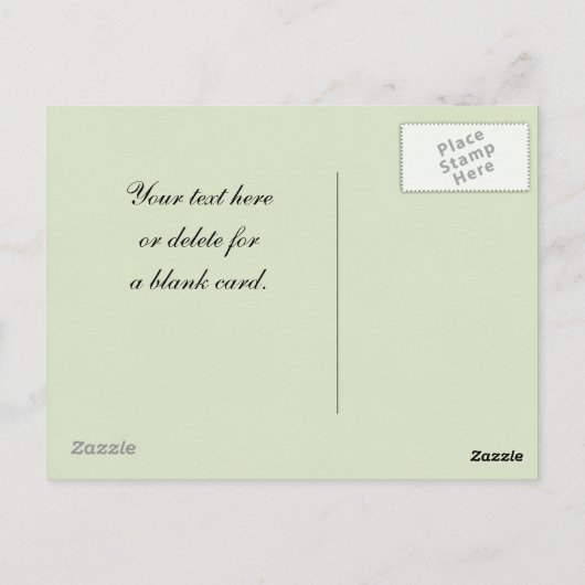 Bibelverse Segen Irish Design Custom Postcard Postkarte (Rückseite)