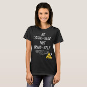 Bibelverse Sei du selbst 2 Korinther 5:17 T-Shirt (Vorne ganz)