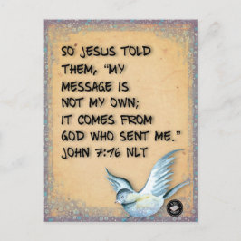 Bibelverse-Speicherkarte im Format Postkarte John 