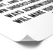 Bibelverse-Sprichwort 3:5-6 Christliches Lebensang Poster (Ecke)