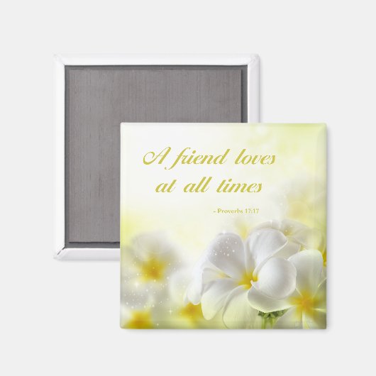 Bibelverse | Sprichwörter 17:17 | Magnet (Vorderseite/Rückseite)