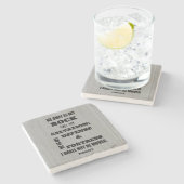 Bibelverse Steinuntersetzer (Seitenansicht)