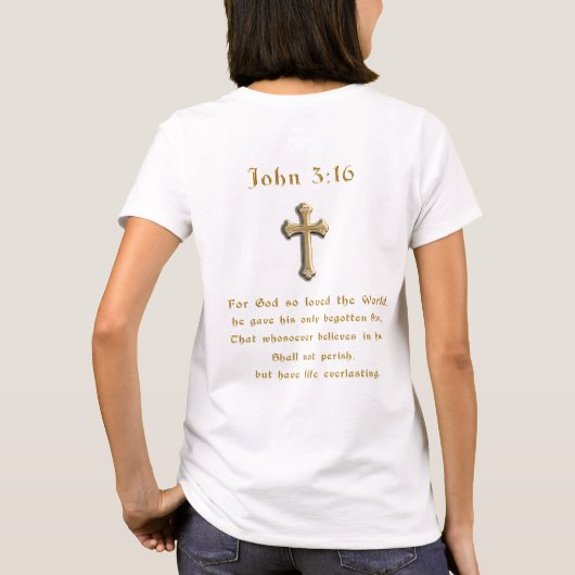 Bibelverse T-Shirt (Rückseite)