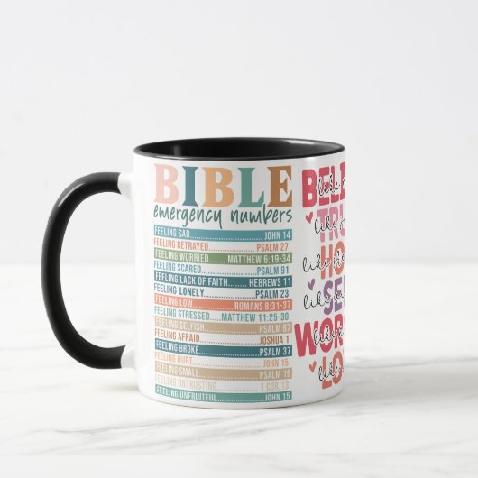 Bibelverse Tasse für Christlich, Geschenk für Chri (Links)