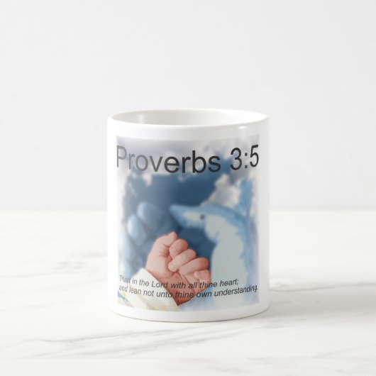 Bibelverse Tasse Tag 14, PROVERBS 3:5 (Mittel)