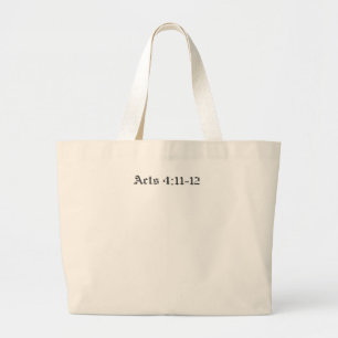 Bibelverse Tote Bag Jumbo Stoffbeutel