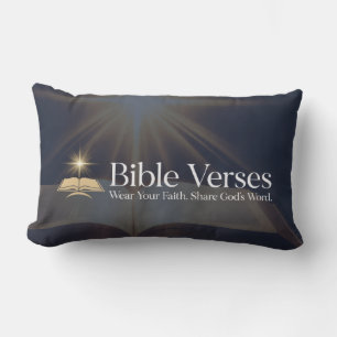 Bibelverse Tragen Sie Ihren Glauben Offene Bibel Lendenkissen