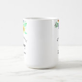 Bibelverse über Angst Wasserfarben Blume Glaube Kaffeetasse (Mittel)