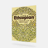 Bibelverse über Äthiopien Acrylschild (Winkel)