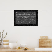 Bibelverse über Familie Kolossians 3:18-20 Poster (Küche)