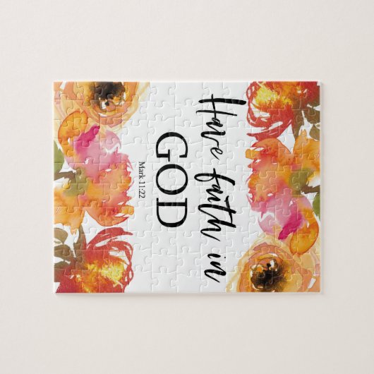 Bibelverse über Glaubenskriptur Puzzle (Horizontal)