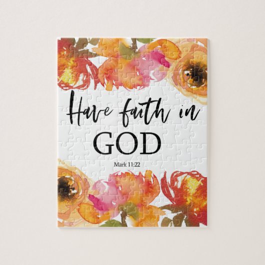 Bibelverse über Glaubenskriptur Puzzle (Vertikal)