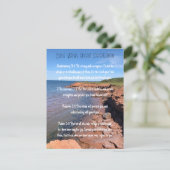 Bibelverse über Gottes Schutz Einladung (Stehend Vorderseite)