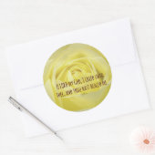 Bibelverse über Heilung Runder Aufkleber (Umschlag)