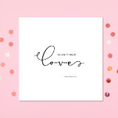 Bibelverse über Liebe White Serviette