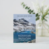 Bibelverse über Stärke Einladung (Stehend Vorderseite)