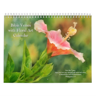 Bibelverse und florale Kunst Glaubenskalender Kalender