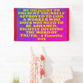Bibelverse vom 2. Timothy 2:15. Banner (Insitu)