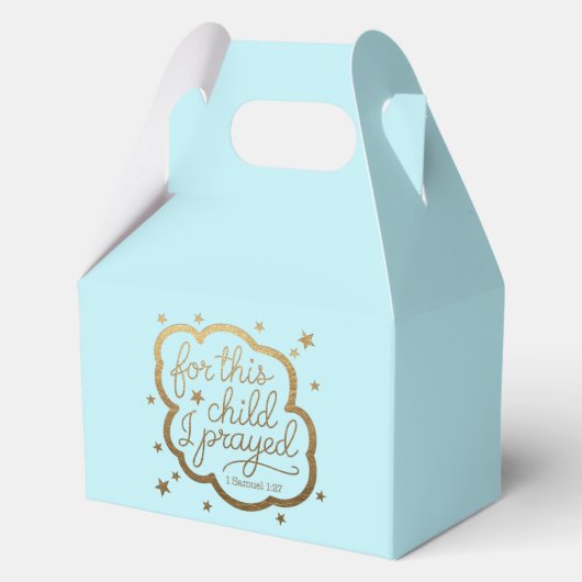 Bibelverse von 1 Samuel 1:27 Gefälligkeitsbox Geschenkschachtel (Vorderseite)