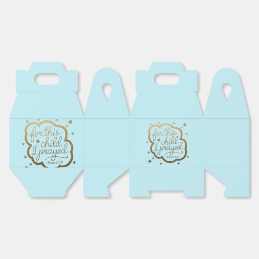 Bibelverse von 1 Samuel 1:27 Gefälligkeitsbox Geschenkschachtel (Ungeklappt)