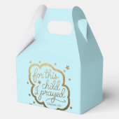 Bibelverse von 1 Samuel 1:27 Gefälligkeitsbox Geschenkschachtel (Rückseite)