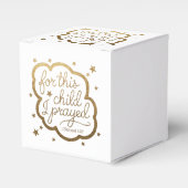 Bibelverse von 1 Samuel 1:27 Geschenkschachtel (Vorderseite)