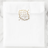 Bibelverse von 1 Samuel 1:27 Quadratischer Aufkleber (Tasche)