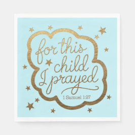 Bibelverse von 1 Samuel 1:27 Serviette