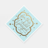 Bibelverse von 1 Samuel 1:27 Serviette (Ecke)