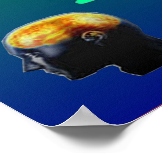 Bibelverse von Ephesians 4:23. Poster (Ecke)