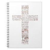 Bibelverse von John 14 Copper letters Notebook Notizblock (Vorderseite)