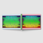 Bibelverse von Matthew 23:37. Gästebuch (Voll)