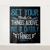 Bibelverse Wandteppich (Vorderseite)