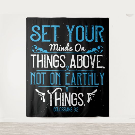 Bibelverse Wandteppich (Vorderseite)