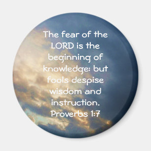 Bibelverse Weisheit Zitat Sprichwort Sprichwörter Magnet