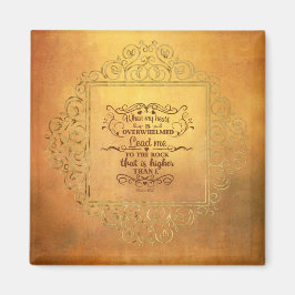 Bibelverse, wenn mein Herz überfordert ist Psalm 6 Magnet