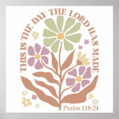 Bibelverse-Wildblume Poster (Vorne)