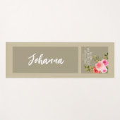 Bibelverse Yogamatte (Vorderseite (Horizontal))