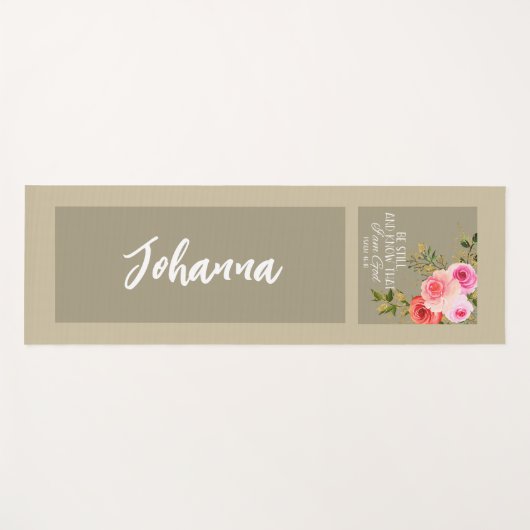 Bibelverse Yogamatte (Vorderseite (Horizontal))