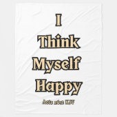 Bibelverse-Zitat 26:2 KJV Fleecedecke (Vorderseite)