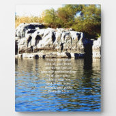 Bibelverse Zitat über Vertrauenssprichwörter 3:5-6 Fotoplatte (Vorderseite)