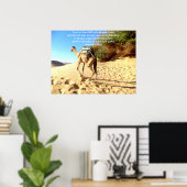 Bibelverse Zitat über Vertrauenssprichwörter 3:5-6 Poster (Heimbüro)