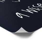 Bibelverse zum Vatertag Psalm 23:24 Poster (Ecke)