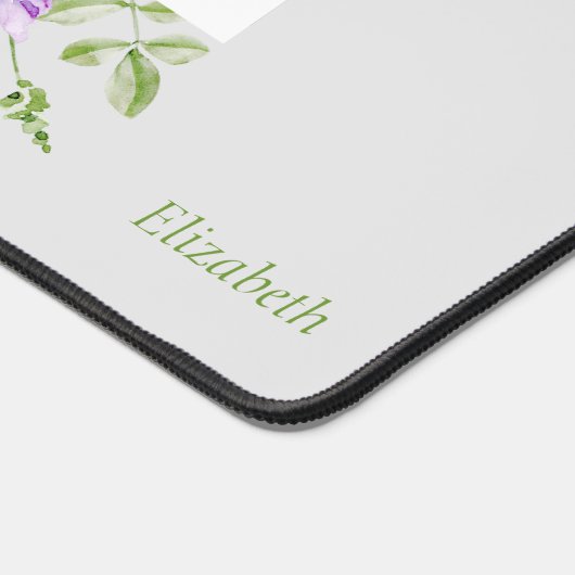 Bibelverse zur Förderung der botanischen Wasserfar Schreibtischunterlage (Ecke)