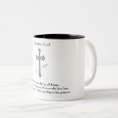 Bibelverse Zweifarbige Tasse (VorderseiteRechts)
