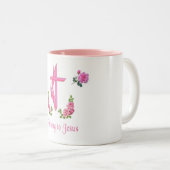 Bibelverse Zweifarbige Tasse (VorderseiteRechts)