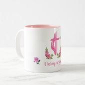 Bibelverse Zweifarbige Tasse (Vorderseite Links)