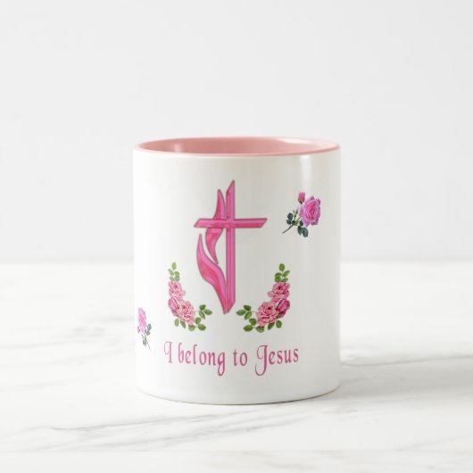 Bibelverse Zweifarbige Tasse (Mittel)